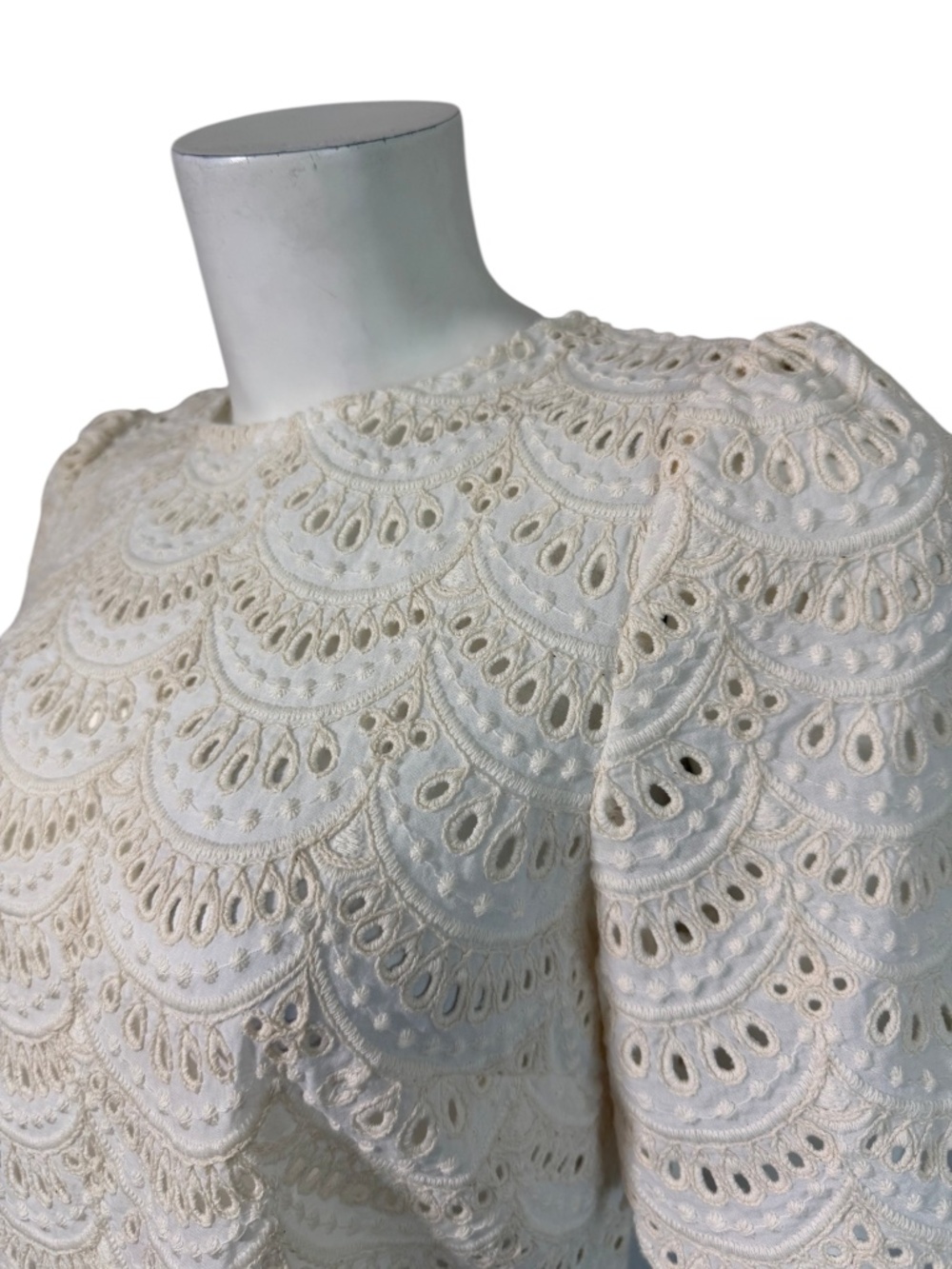 SEZANE Lisa Blouse in Ecru Size FR 36/ US 4 - Picture 3 of 8
